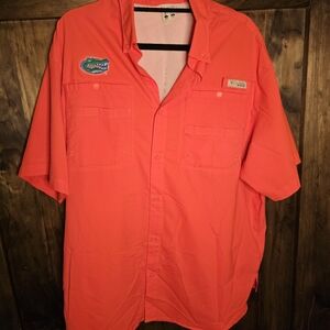 UF Columbia Tamiami Button Up